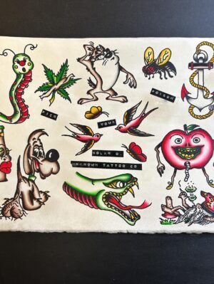 Tattoo flash by Nolan Downey at Unknown Tattoo Co. in Snohomish Washington